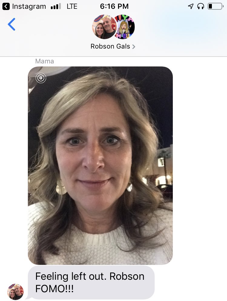 mollymichele's tweet image. Jess and I are in a group text with my dad right now and get this gem from Brenda. #FOMOFam