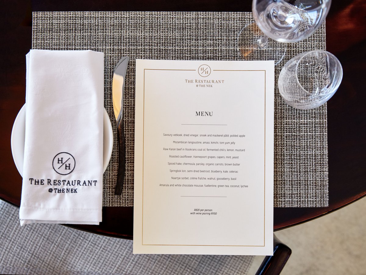 AtTheNek's tweet photo. Fine dining at it's best. Join us for lunch and dinner Tuesday to Saturday for a perfectly prepared 8-course South African inspired menu. 

Call to book 021 795 0688. https://t.co/WhByamh6qg