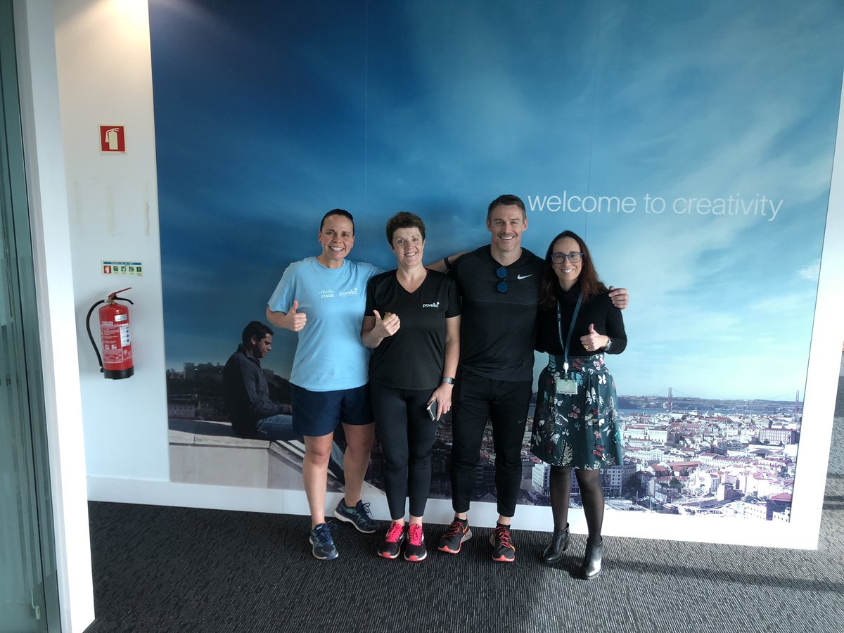 schampiocisco's tweet image. #LoveWhereYouWork as I leave @CiscoPortugal feeling very proud of the impact we’ve had with our #CiscoPavelka wellbeing initiative. Our people, leaders and teams embraced @JessiePavelka Four Elements #eatsweatthinkconnect beautifully. Thanks team 😊@sofiatenreiro @JillTipping