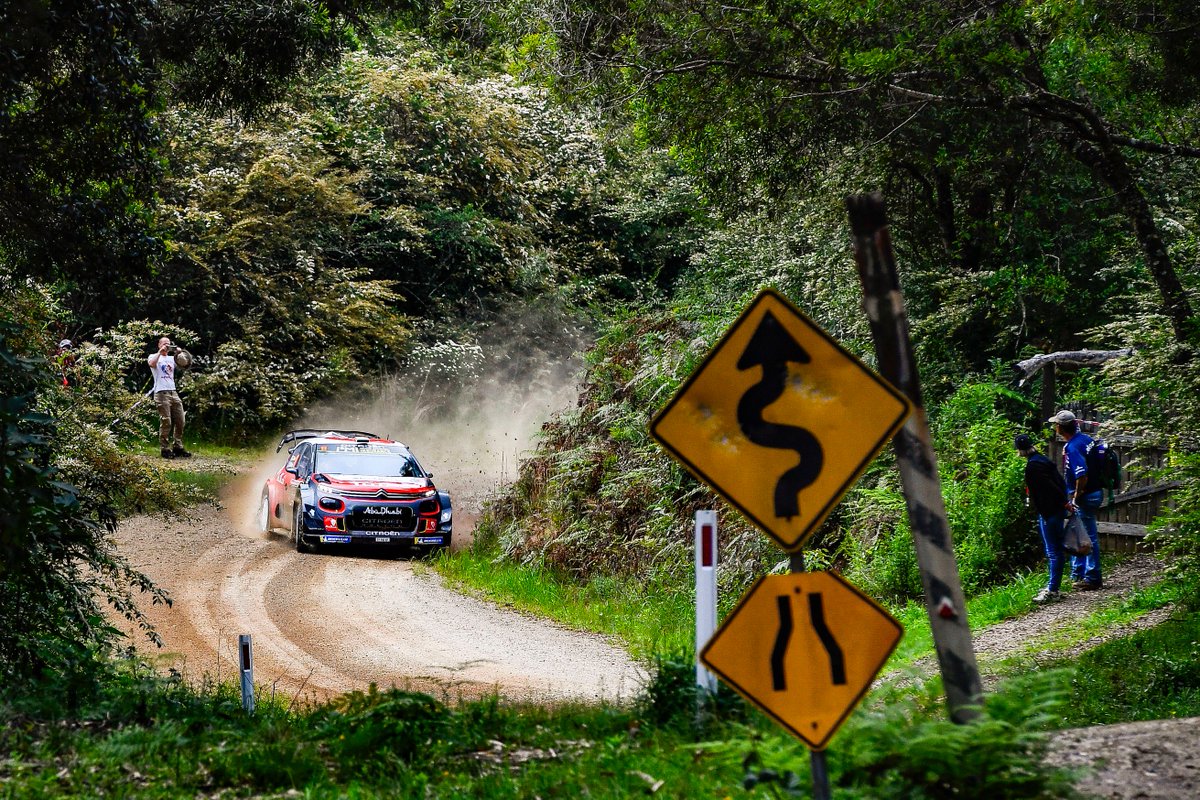 CitroenRacing's tweet photo. 🇦🇺 Overall after SS8

‼️@Craig_Breen is now up to 2nd‼️

1️⃣ @MadsOstberg 
2️⃣ @Craig_Breen +6.8🔺
3. Latvala +8.7🔻
4. Paddon +12.5
5. Tänak +16.9
6. Lappi +28.3
7. Ogier +38.2
8. Evans +45.2🔺
9. Suninen +47.2🔻
10. Neuville +1:11.9
#WRC #C3WRC https://t.co/pqH9cbA9Of