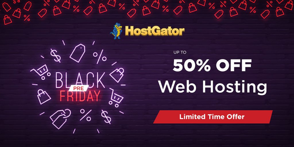 Hostgator India On Twitter Pre Black Friday Sale Is Now Live Images, Photos, Reviews