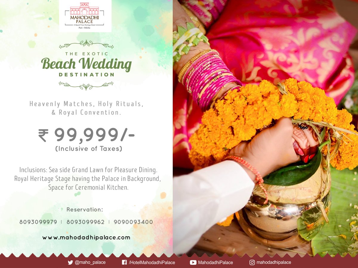 mahodadhipalace's tweet photo. Embrace the tradition with soulful vows at an impeccable destination that gives you memories for life to cherish!

#destinationwedding #weddingvenue #marriagevenue #beachweddingvenue #beachsidewedding #beachsideweddingvenue
#mahodadhiplace #royal https://t.co/mQFSM5vS5s