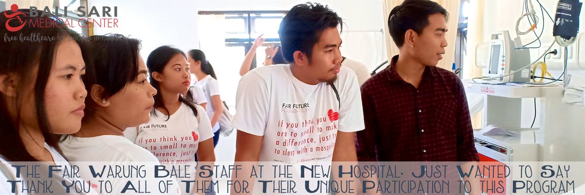 The Fair Warung Balé team at our new Medical Center. Without them, this new structure could not exist. They are the engine of this huge achievement. Come meet them, congratulate them also at the restaurant of the foundation at the @fairwarungbale
fairfuturefoundation.org/booking.