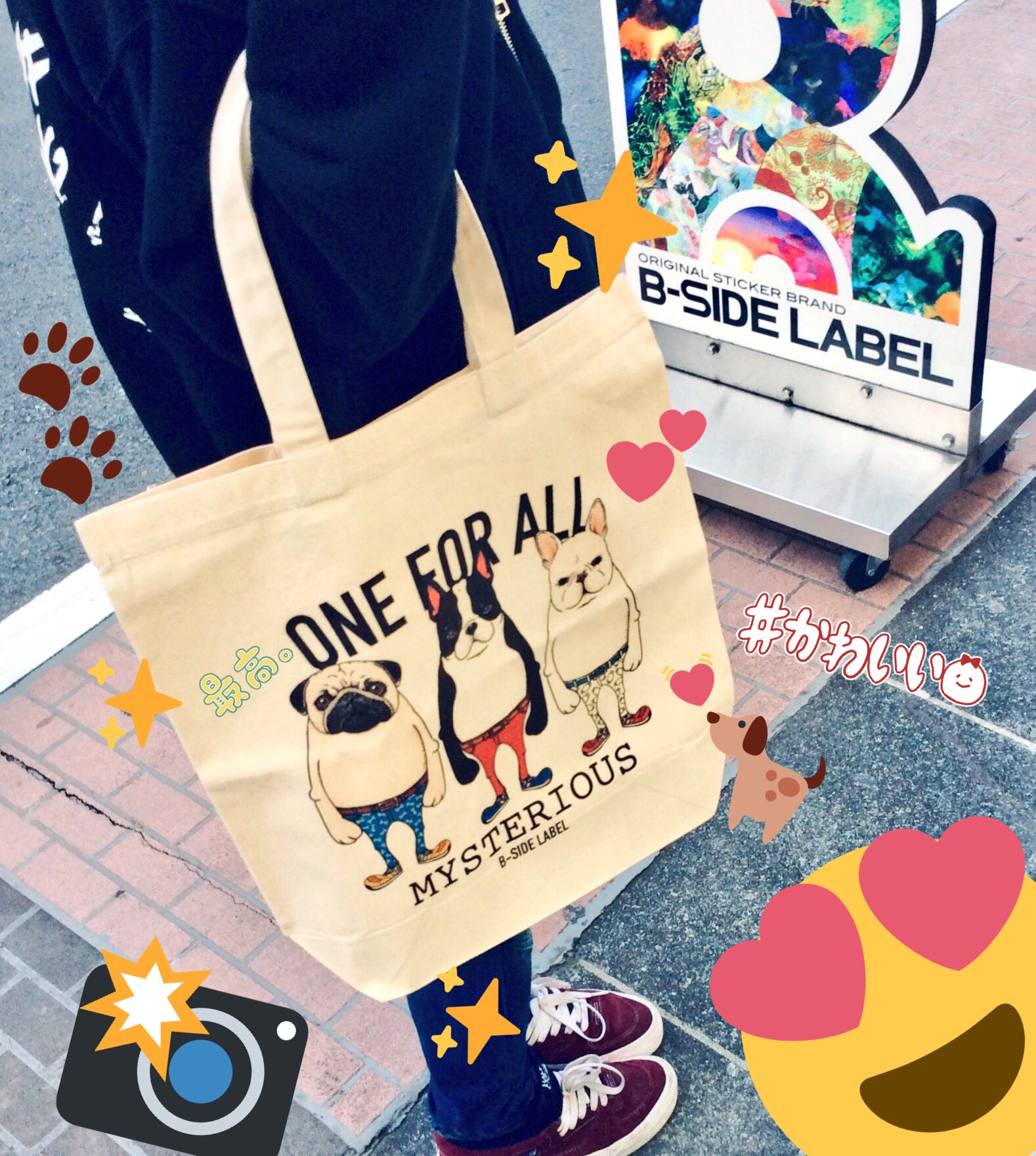 Twitter 上的 ステッカー屋 B Side Label By原宿ショップ こんにちは 今日は トートバック のご紹介をしたいと思います 現在たくさんのトートバックが店頭にあるのはご存じでしょうかぁ その中でも今注目のトートが犬のデザインです 気になったら是非お店に Twitter 上的 ステッカー屋 B Side Label By原宿ショップ こんにちは 今日は トートバック のご紹介をしたいと思います 現在たくさんのトートバックが店頭にあるのはご存じでしょうかぁ その中でも今注目のトートが犬のデザインです 気になったら是非お店に