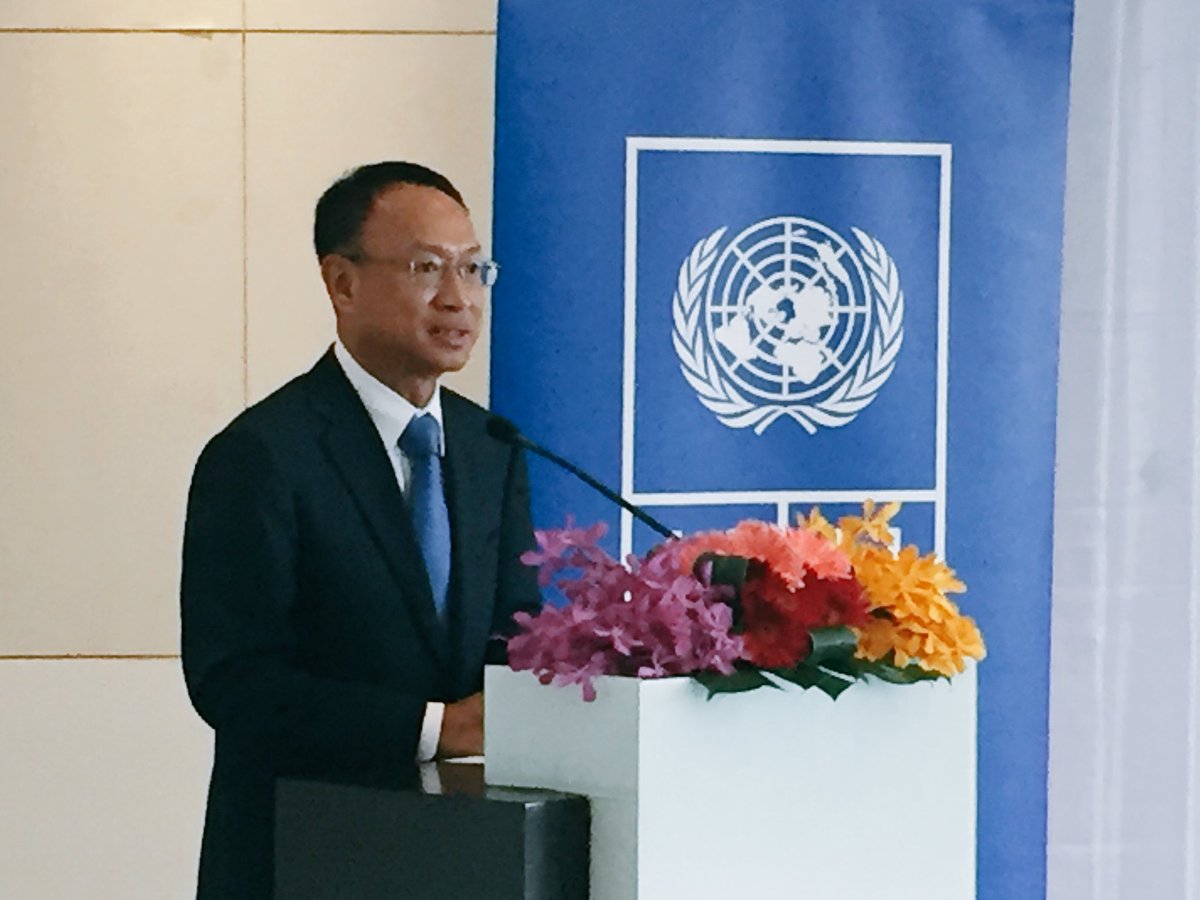 Siriluck_oum's tweet photo. Ready to support AP countries to innovatively scale up their Growth and Prosperity through the Regional Innovation Center-hosted by the Royal Thai Government!🙏 The launch is happening now in Bangkok! Stay tune! 16Nov18 #NewGenUNDP #Innovation #UNDP #NESDB #Thailand https://t.co/MkpiRAR4cn