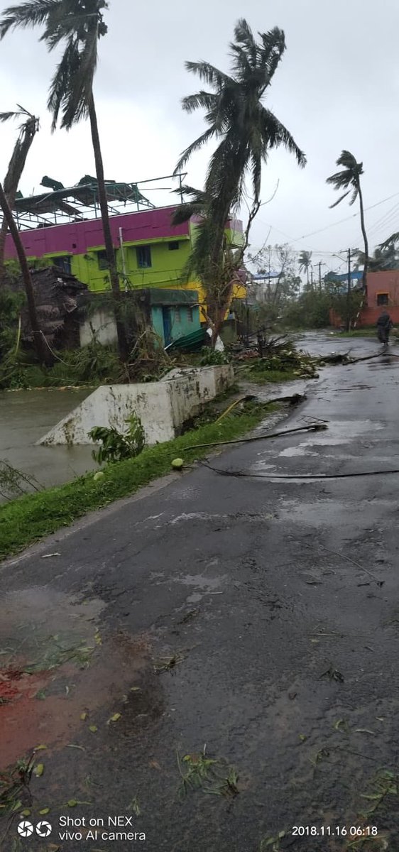 suhailcr7's tweet photo. #GajaCycloneUpdates here all are the pics of my native😢 #Gajastorm destroyed my whole village in #thiruvarur #district  #Cyclone #gajaa #GajaCyclone #TamilNadu #victimsofgajastrom #gajaupdate 😢 https://t.co/mh7ac2B958