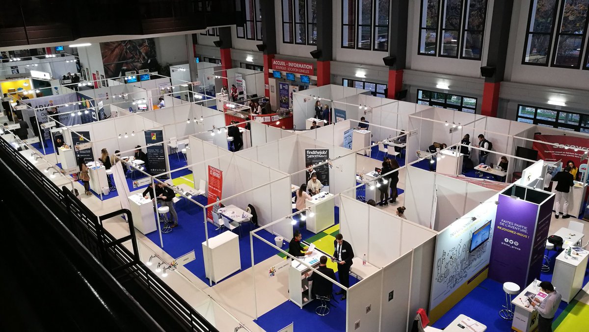CY__Tech's tweet photo. Forum Etudiants Entreprises #EISTI hier à l'hippodrome d'Enghien https://t.co/GyTrXUWQc5