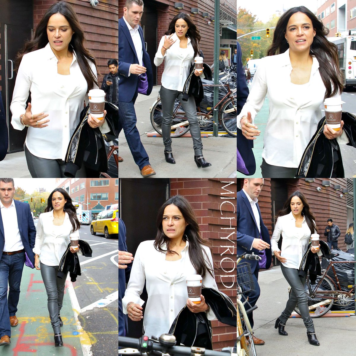 With her trusty bodyguard.

NYC | November 12, 2018
#michellerodriguez #widowsmovie