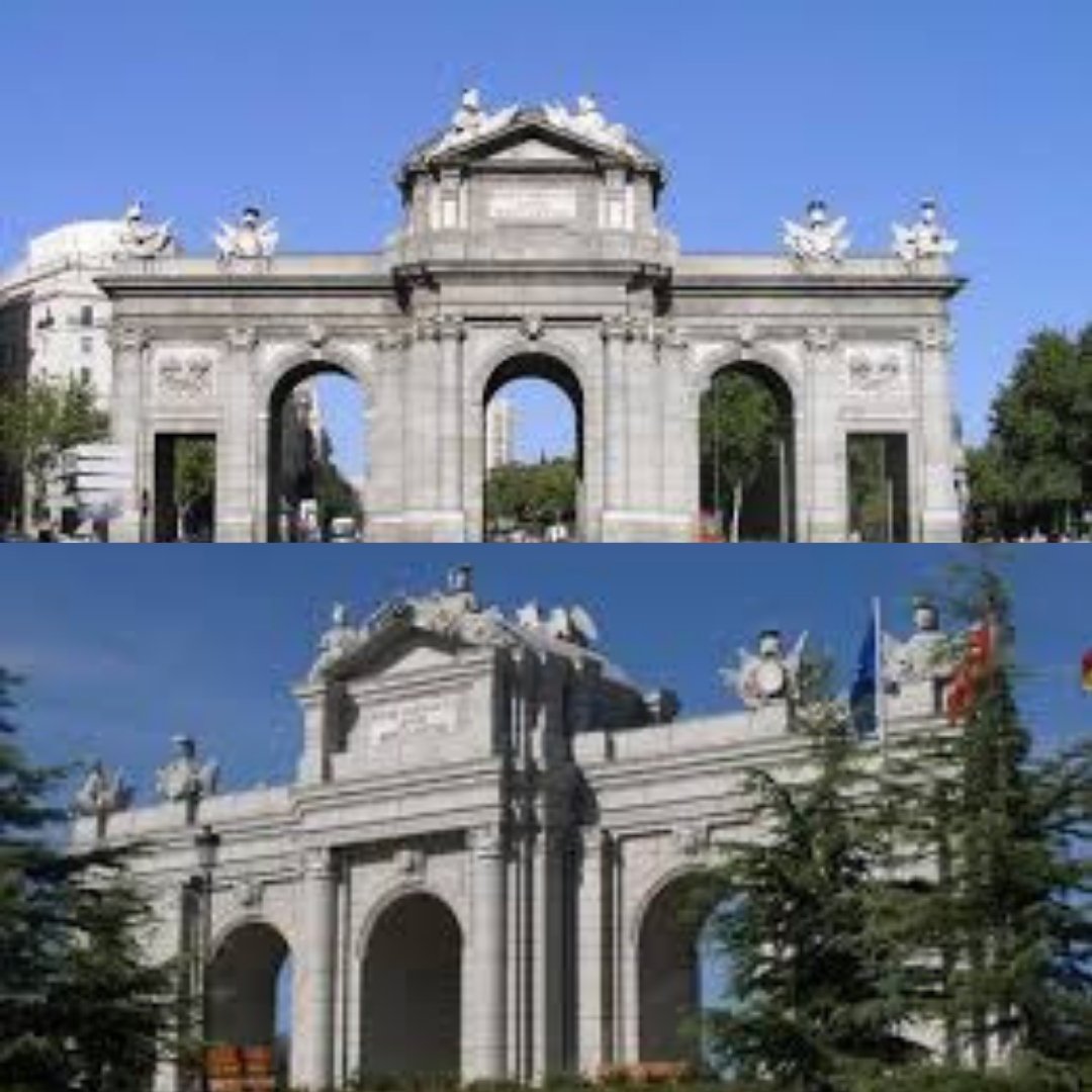 Parque_Europa's tweet photo. ¿Ecuentras la diferencia???

No te pierdas las réplicas de los monumentos en Parque Europa!!!!
#Feliz jueves
#parqueeuropa
#freetour
#visitamonumentos https://t.co/xgx8LpRsrt