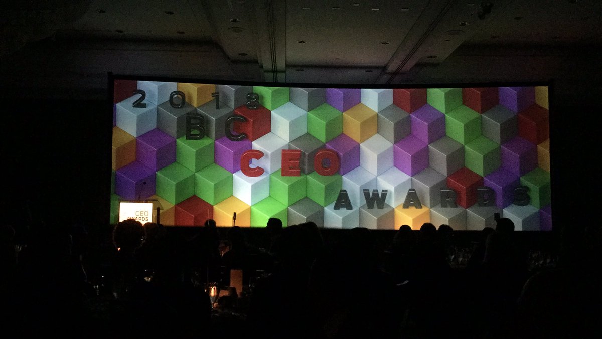 sfpremises's tweet photo. Great BC Leaders and good food at the #bcceo2018 awards. Keep the vision and thought leadership alive. Congrats to all the winners. https://t.co/Rev3aTNzlg