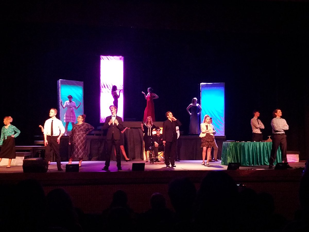 fields_doug's tweet photo. So proud of our @straffordhs theater students!! The play was amazing. You guys were unbelievable and are so talented. 
@StraffordTHTR 
#StraffordStrong https://t.co/okdHAnVwmQ