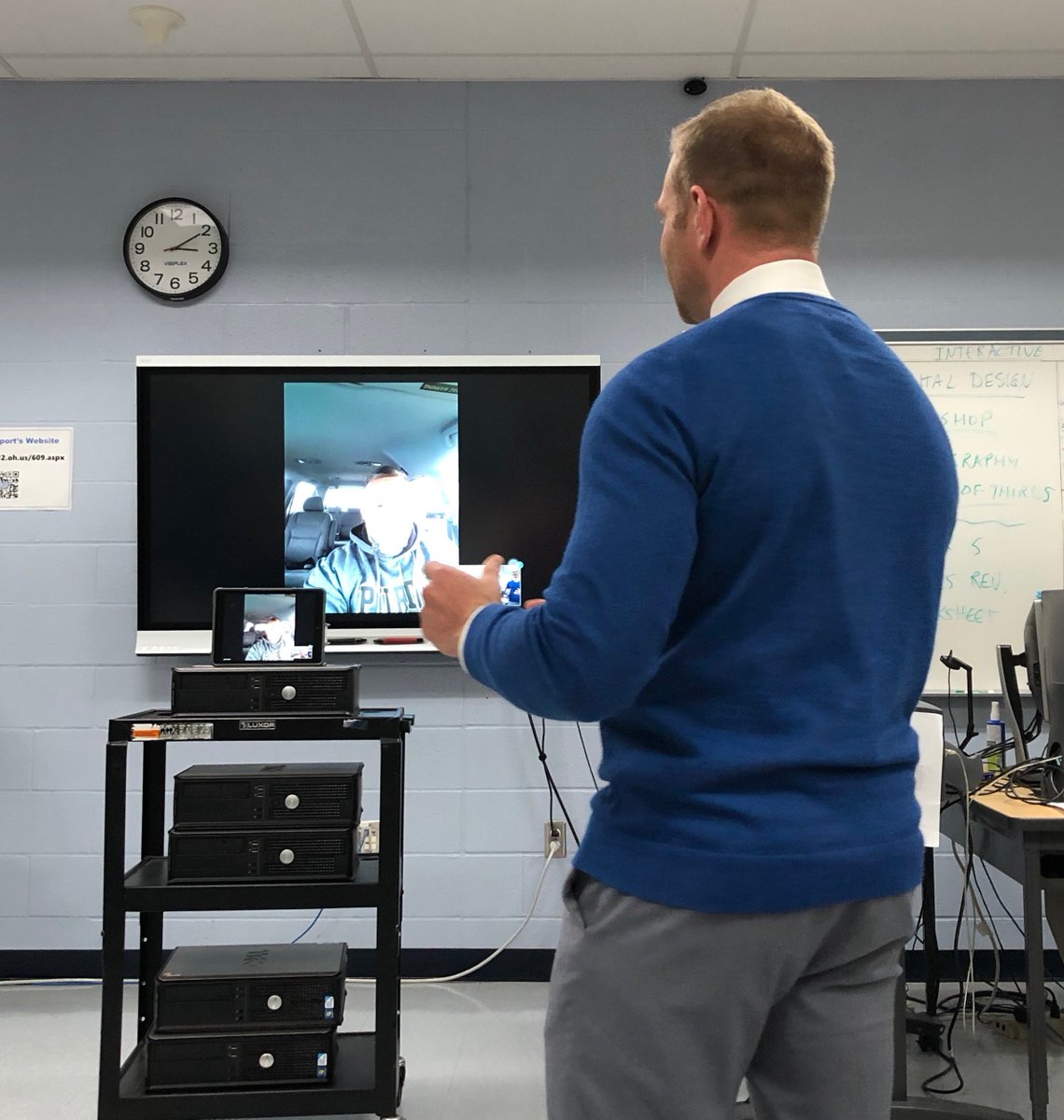 ShutlerZachary's tweet photo. Awesome opportunity today for our @westlibertyu #thefluencyproject Leadership Course today.  Excellent web chat with @DonWettrick.  Don shared many valuable insights regarding the the sense or urgency we, as educators, should feel to improve the product for our students. https://t.co/Suqufqnn2D