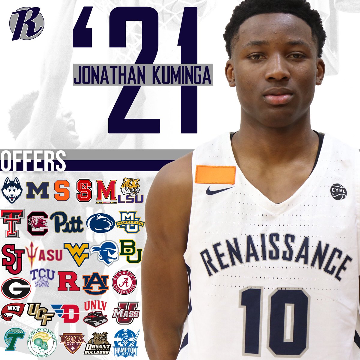NYRhoops's tweet photo. Picking up steam 😤💪🏾
The @OSNA_BVHOOPS sophomore has a bright path ahead of him!
Jonathan Kuminga’s recruitment will continue to sky rocket, as the Top 5 ‘21 wing is a sensational talent.
#RENSNation 🗽 https://t.co/EmobJVKoXI