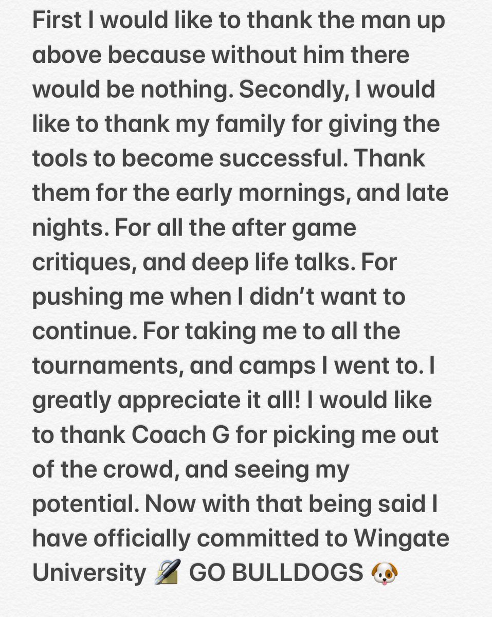 Destinyc_dez's tweet photo. CLASS OF 2023 🐶@WingateWBB https://t.co/hZqHLLSaQ0