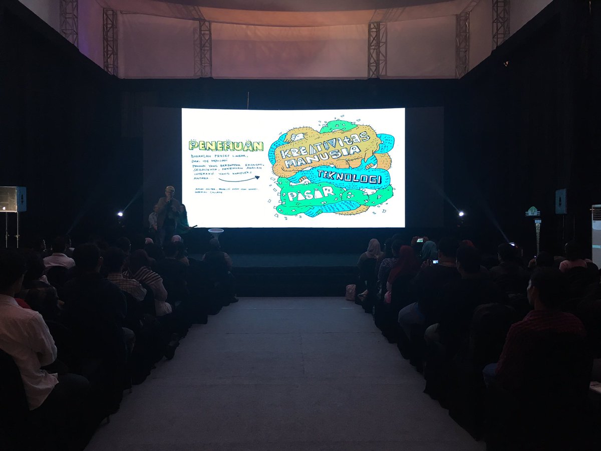 ekraf_ri's tweet photo. Tiga hal yang harus diperhatikan dalam membuat konten; Kreatifitas, Teknologi, dan Pasar.
Animator! Ayo bergabung di Talkshow Animasi Beacon di Ruang Serbaguna Besar, Grand City, Surabaya.
#AccelerateInclusiveCreativity #BekrafFestival2018 https://t.co/5cIPmdkV0X