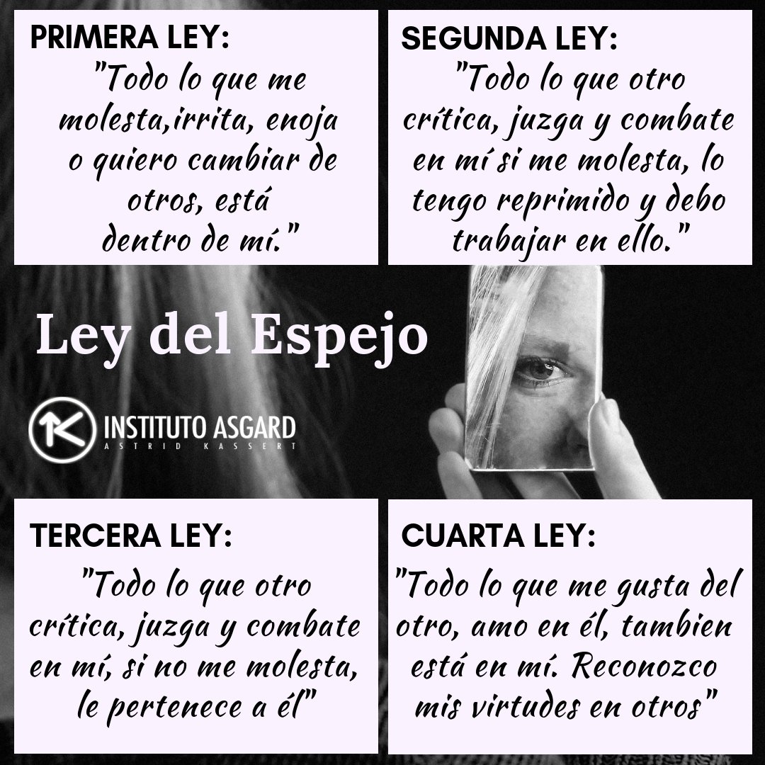 ordensistemico's tweet photo. La ley del espejo reconoce cual te hace resonancia y cual rechazas ... #constelacionesfamiliares #formacion #terapiasistemica #familia #family #asesoria #coaching #terapia #hellingerscience #finanzas #ordensistemico #institutoasgard #astridkassert #comunicacion #LeyDelEspejo https://t.co/s3ZqcnAgxH