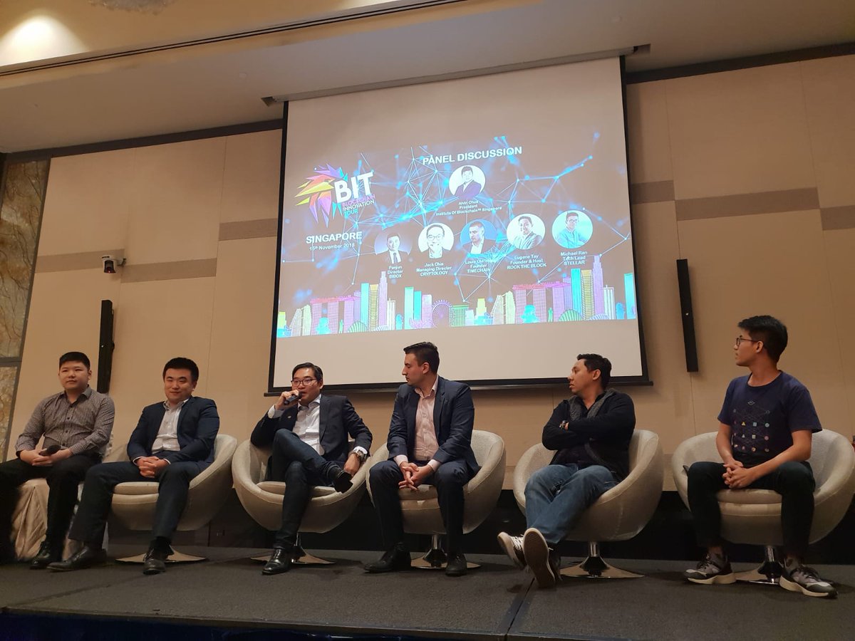 2themoon_global's tweet photo. "Blockchain is not a magic bullet" - Jack Chia, MD of #Cryptology sharing at a panel session discussing factors holding Singapore's #blockchain industry back at #BlockAsia Innovation Tour held yesterday.
Cryptology would like to thank BlockAsia for the great night!😜
#Crypto https://t.co/bf0hCjC2JB