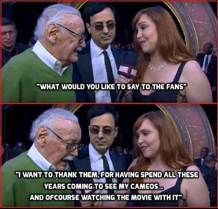 jbink79's tweet photo. #StanLee
Thank you Stan. One of a kind. RIP
Excelsior!!!!! https://t.co/CpyKtyLqO7