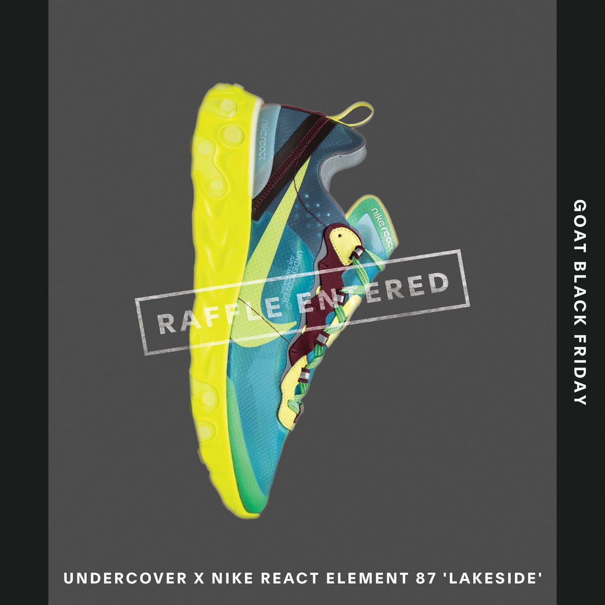 M_graiban's tweet photo. Enter the #GOATBlackFriday Raffle for your chance to win the most coveted sneakers and other prizes. @goatapp https://t.co/BIaYXasBor https://t.co/OifyGQuUrX