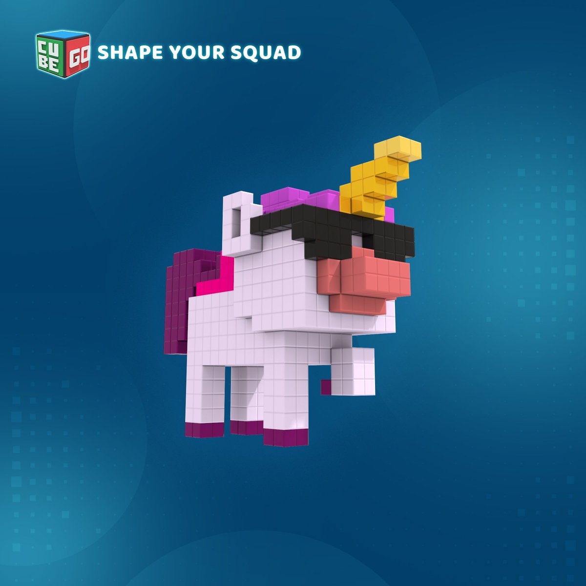 cubego_io's tweet photo. To celebrate our partnership with @dapp_com, we are giving out a  powerful Unicorn named DappGon!

Enter now to grab this very special character!

Enter now: https://t.co/TUMV46GyYQ

#cubego #dapps #gaming #blockchaingame #cryptogame #blockchaincreative https://t.co/0HiC21YTdV