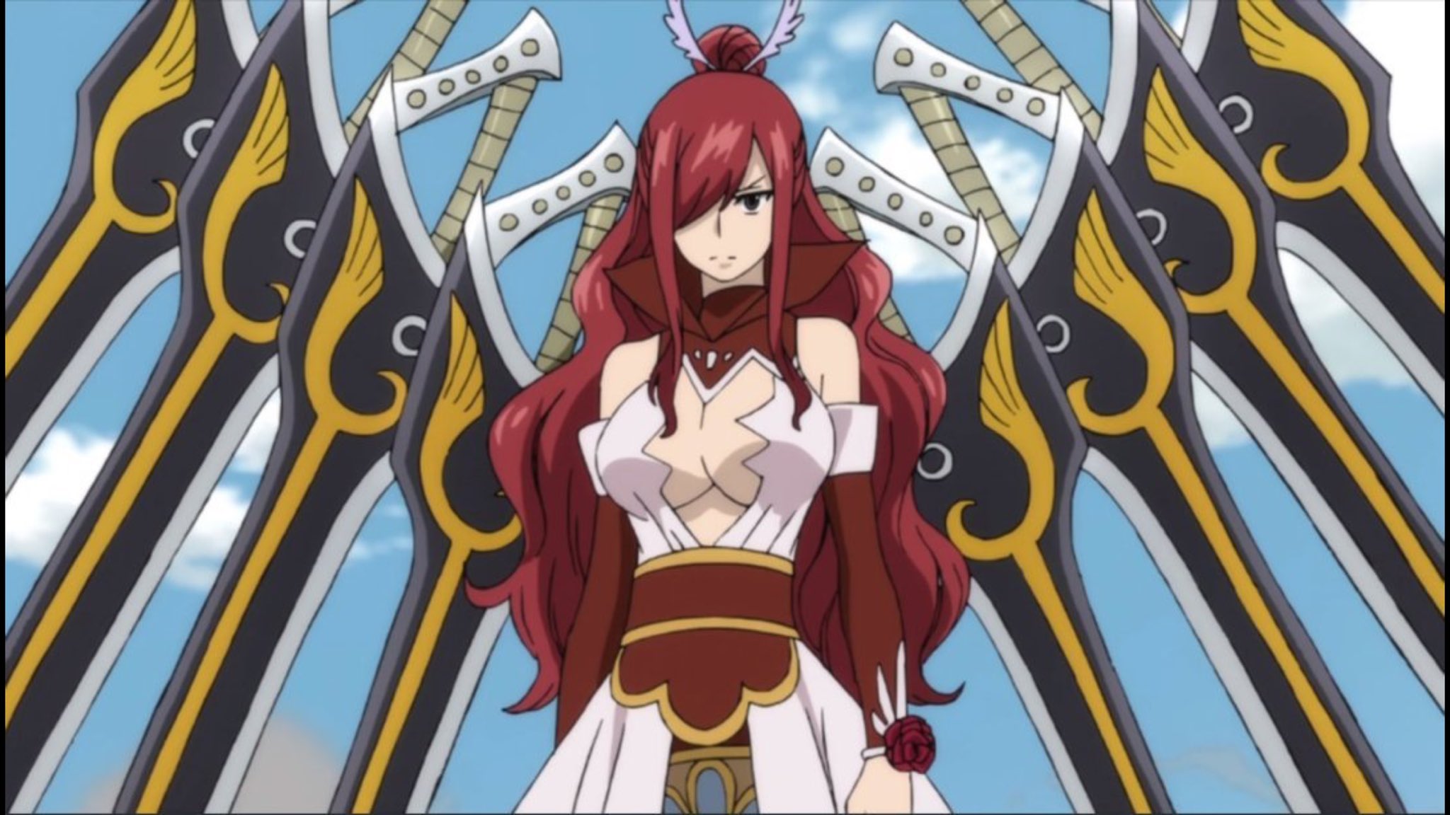 I have good genes, I know but damn Erza Scarlet is a league of her own 💞” ...