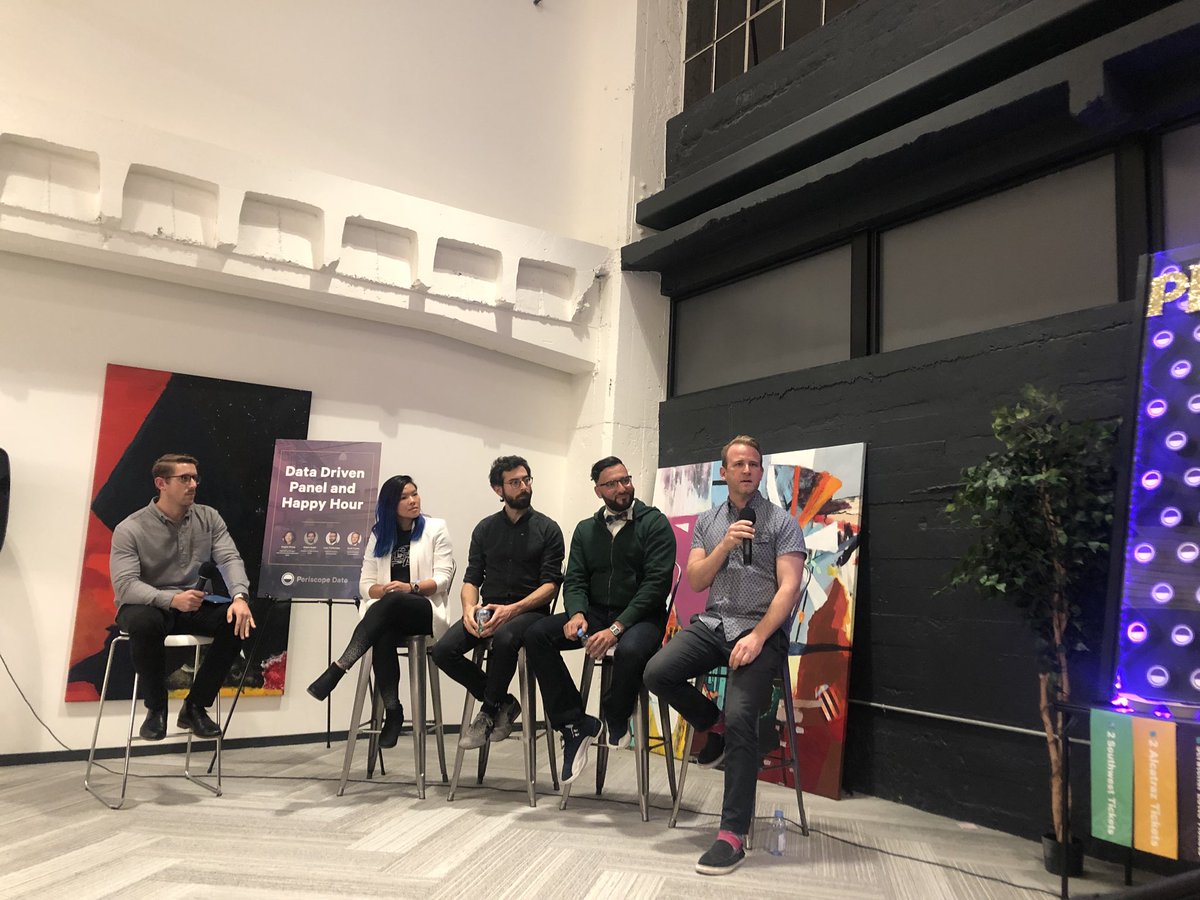 ritavula's tweet photo. Data driven Panel and Happy hour at @PeriscopeData today!
Amazing insights on how the data is managed amongst different teams and what solutions have been achieved through company success stories. #periscopedata #vsco #plaid #SanFrancisco #CA #datascience #productmanagement https://t.co/LIut1bl85k