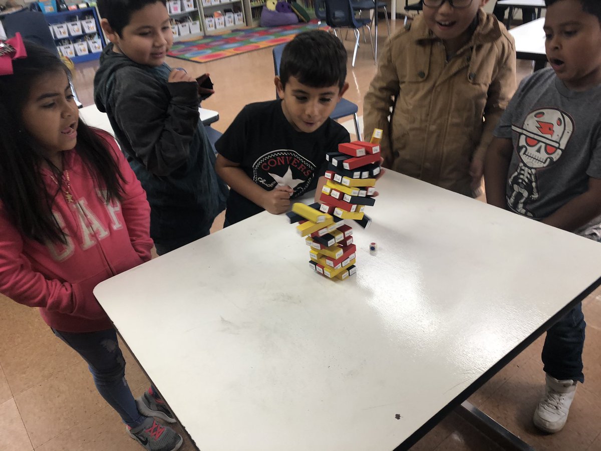 Mrs_Cook08's tweet photo. Sight Word Jenga today was a blast #literacy #hfws #sheldonInnovate #ilovemyschool #engagement https://t.co/lSj2WLfkzf