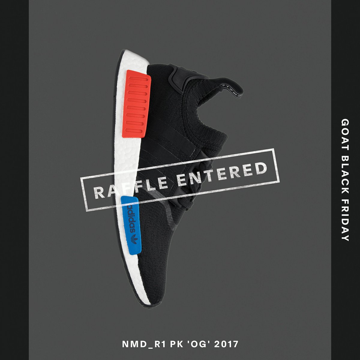 Enter the #GOATBlackFriday Raffle for your chance to win the most coveted sneakers and other prizes. @goatapp goat.app.link/SNZq02WNSR