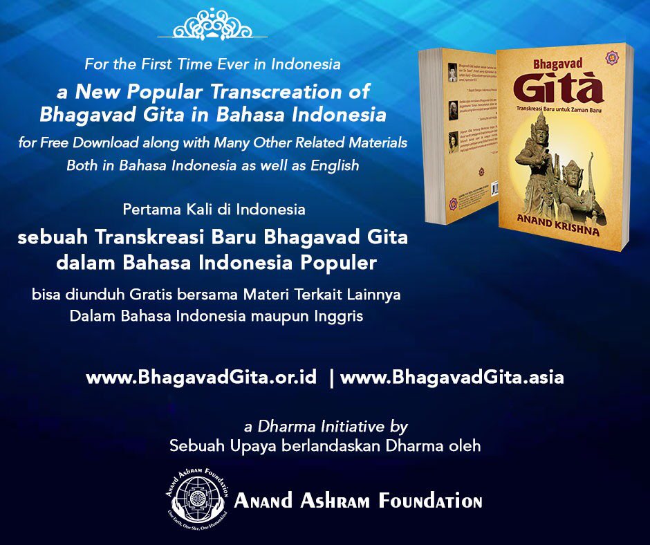 bhagavadgita.or.id - dwnld gratis transkreasi baru #BhagavadGita - recommended #English #Translation n other materials - #Sanskrit #Chanting - Videos in #bahasaindonesia  n #english ~ more items added regularly 🙏🏼 #SanatanaDharma #AnandKrishna #AnandAshram <a href="/disbudprovbali/">Dinas Kebudayaan Provinsi Bali</a>