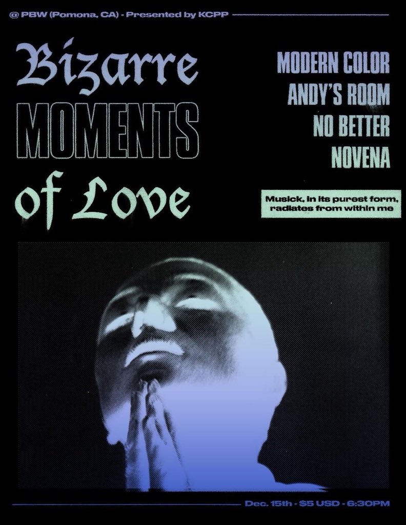 🚨 hot gig alert! playing pbw pomona next month with some very cool dudes! this is gonna be a fun one so come out and party rock w us (^-^*)/