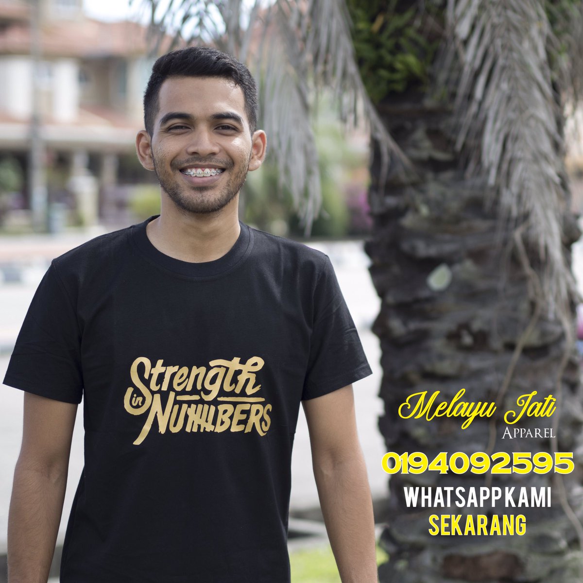 ApparelJati's tweet image. “Strength in numbers” available now. Whatsapp us to get yours today!
#apparel #design #melayujati