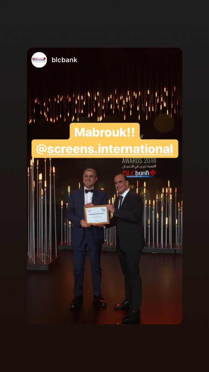screensint's tweet photo. Congratulations Boss @josephfredakiki u deserve all the best! #blc2018 #blabank #WEinitiative #lbci #ldclebanon https://t.co/gHsQKBHbMH