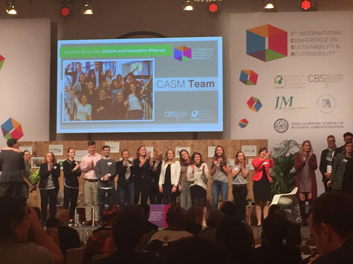 Many thanks for the fantastic conference #8ICSR of <a href="/CASMCologne/">CASM Center for Advanced Sustainable Management</a>. A very good platform for exchange of experience between academic and business. It is a great success to host 500 guests from 50 countries. #Leadership #Sustainability #SDGs #responsibility #ethics #CSR #Cologne