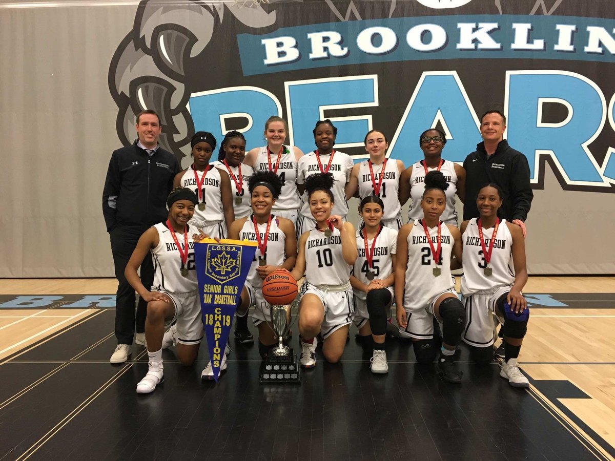 JCRbasketball's tweet photo. The J Clarke Richardson Storm Senior Girls Basketball Team are LOSSA CHAMPIONS!!! Again!!! Congratulations on back to back LOSSA Titles. Next UP: The 2018 OFSAA Championships in London from Nov.21st-24th. #OFSAAGOLD #perfectseason https://t.co/AUXUl7lM8h