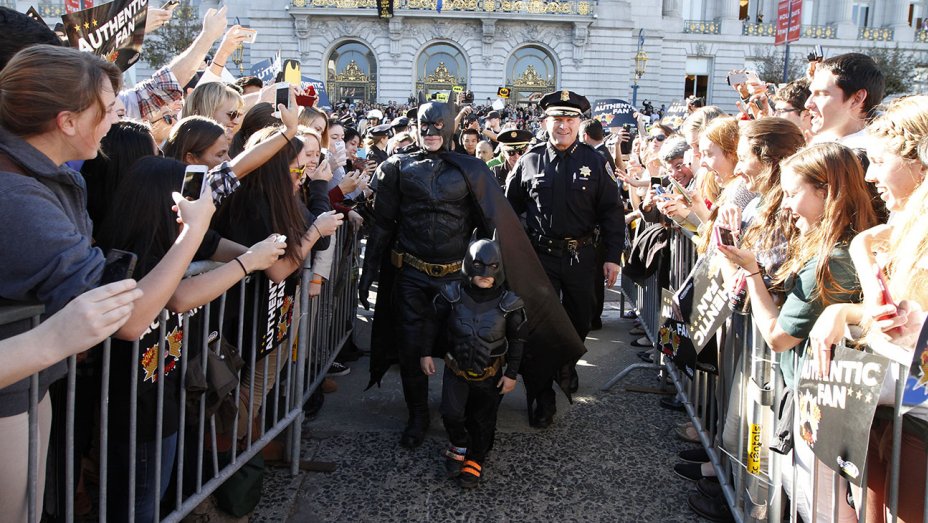 THR's tweet photo. "Batkid" Miles Scott is healthy and cancer-free https://t.co/cky6xwLByg https://t.co/JheJv7XV6f