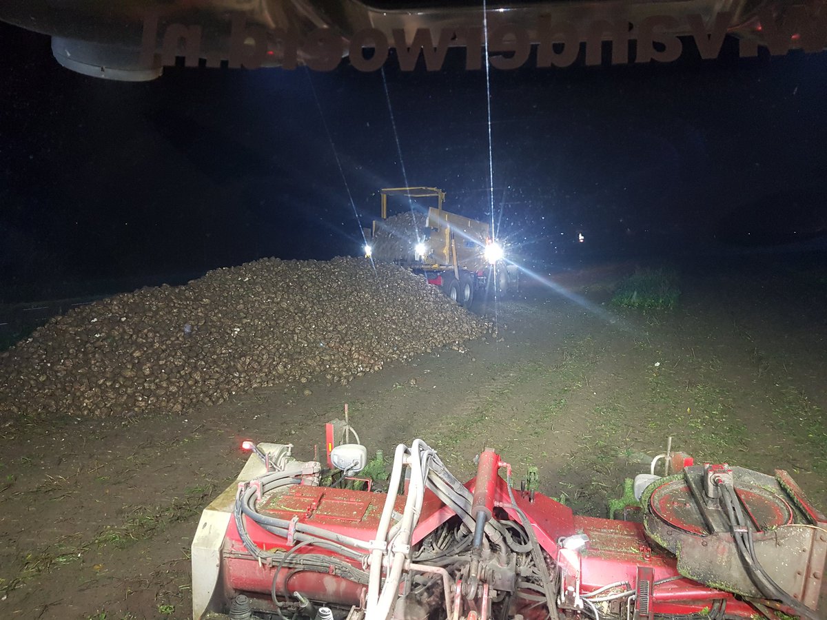 GWoerd's tweet photo. #suikerbieten maar op tijd klaar leggen voor @SuikerUnieNL voor de vorst ons verast bij #oogst2018 https://t.co/2ENvAydhZO