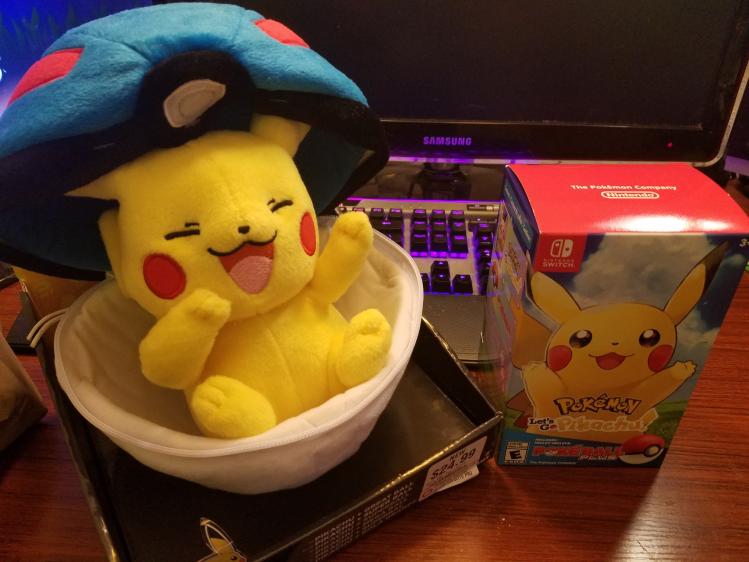 Hydros Got My Pokemon Lets Go Pikachu Bundle At Gamestop And Also Got A Free Pikachu Great Ball Plush At Gamestop While Waiting D Pokemonletsgo T Co H0hpuwc2uy