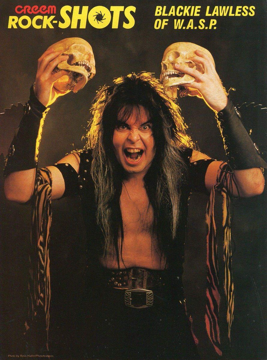 The Master Hellion Blackie Lawless of W.A.S.P. #Skulls. 