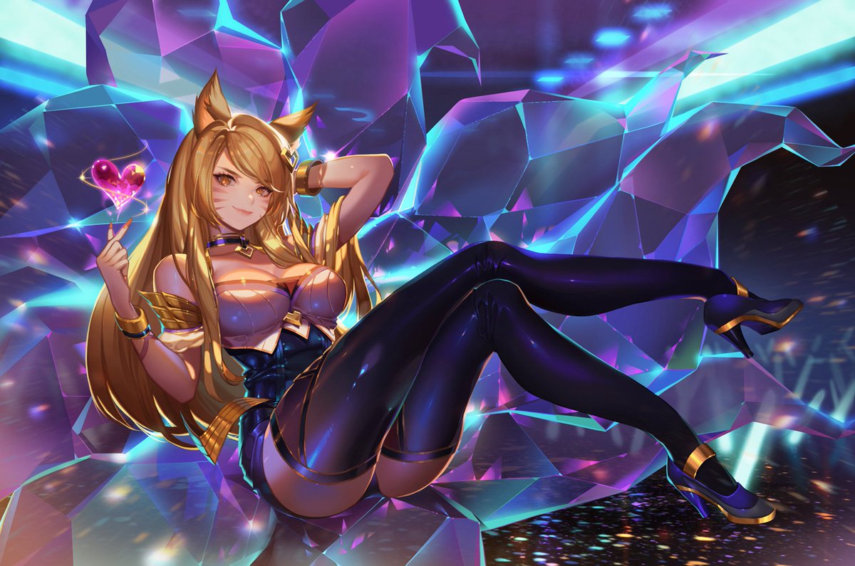 Orangesekaii's tweet photo. Ahri #KDA #kdaahri #LeagueOfLegends https://t.co/LB24DR1A2q