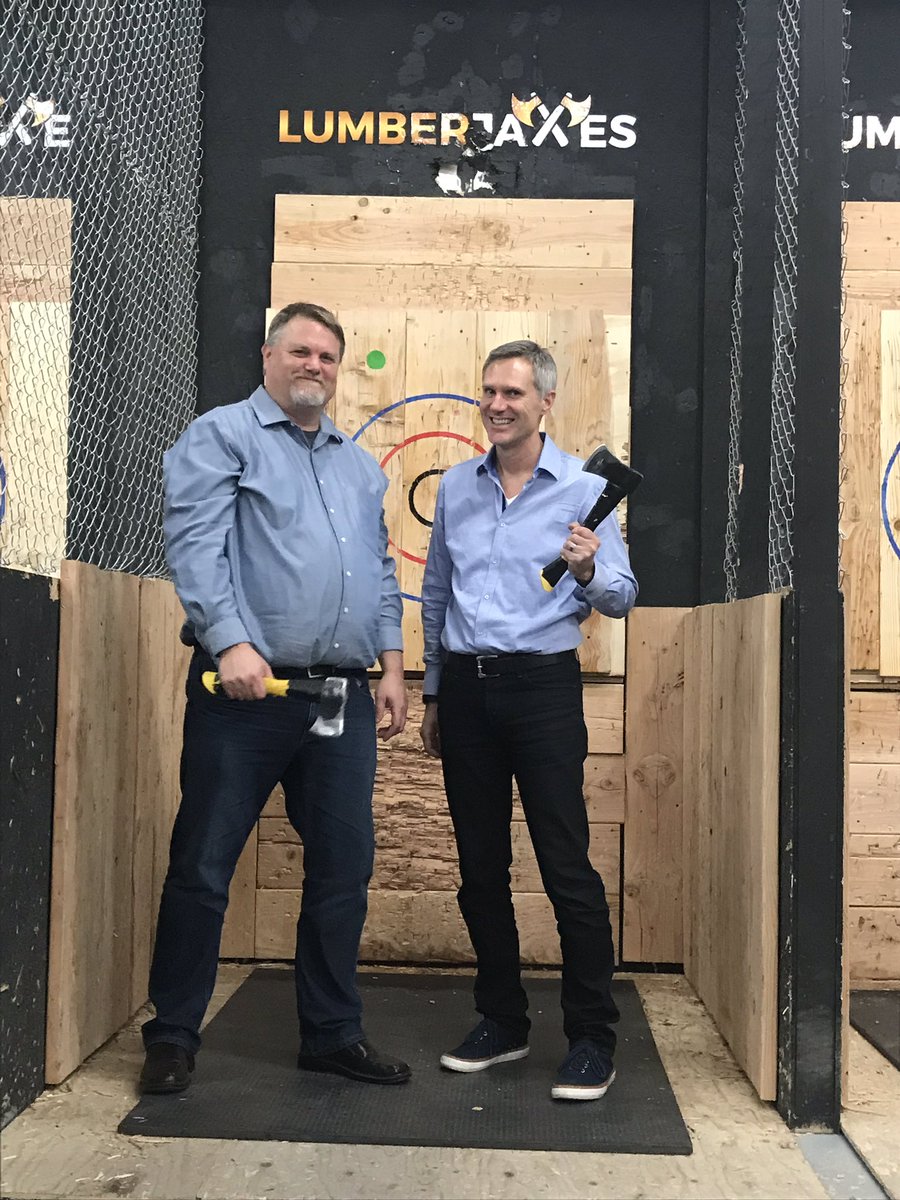 paigeisxp's tweet image. Throwing axes at #AgileAZ with @ronquartel