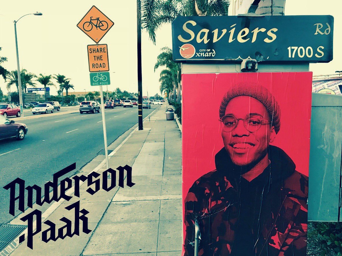 lggblue's tweet photo. Welcome home. #YesLawd! 
@AndersonPaak #Oxnard
#AndersonPaak 
@Leung__Wendy @VisitOxnardCA @CityofOxnard @DowntownOxnard https://t.co/ZkGArOjxqo