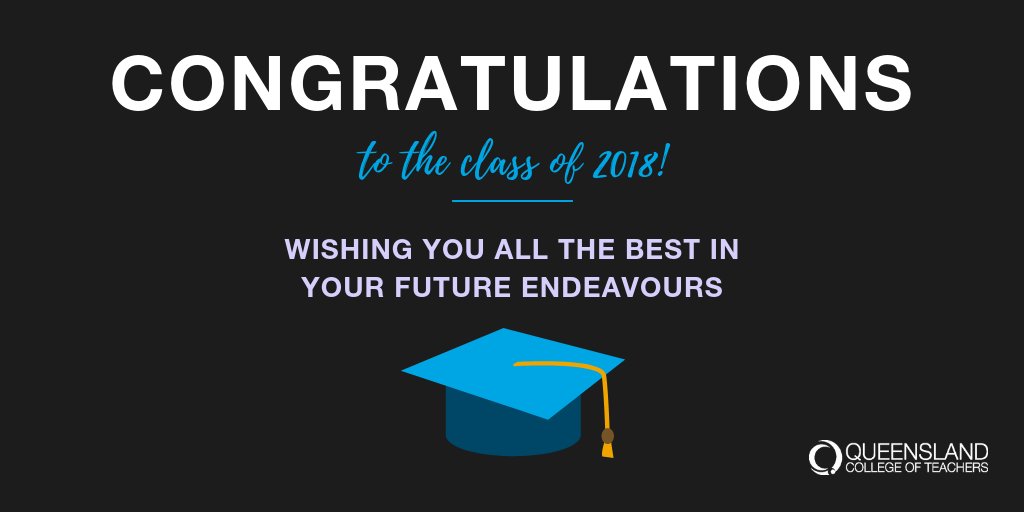 TheQCT's tweet photo. They say it takes a village to raise a child, so to the parents &amp; carers, teachers, teacher aides and learning support teachers who helped Qld's Year 12's graduate today, thank you and congratulations. #Classof2018 https://t.co/LgdKSoWu2Y