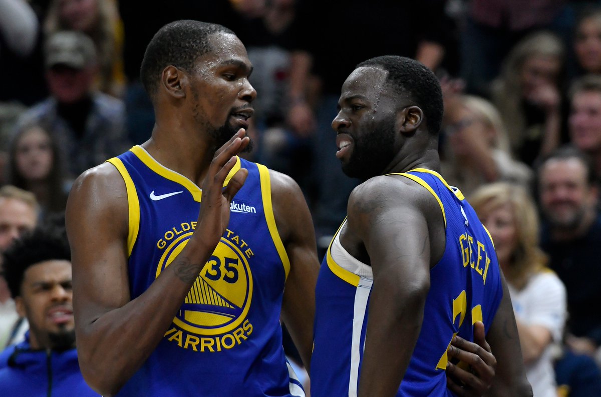 BleacherReport's tweet image. During their argument, Draymond "dared" KD to leave and said: "We don't need you. we won without you,” per @ChrisBHaynes