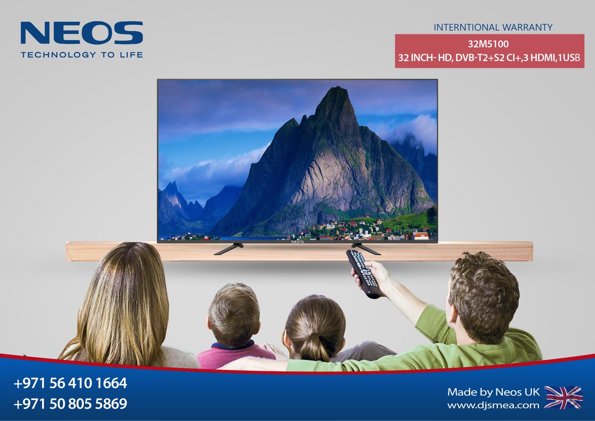 NEOS34563938's tweet photo. NEOS | Technology to Life

International Warranty
🔹 32M5100
🔹 32INCH-HD
🔹 DVB-T2+S2 CI+
🔹 3 HDMI
🔹 1 USB

🌐 https://t.co/Lsslke78wp

@NEOS34563938 #NEOS #SmartTV #NEOSUAE #ElectronicsProduct #TechnologytoLife  #Technology #MysearchUAE #DomesticAppliances https://t.co/Uyj0ojoqjg