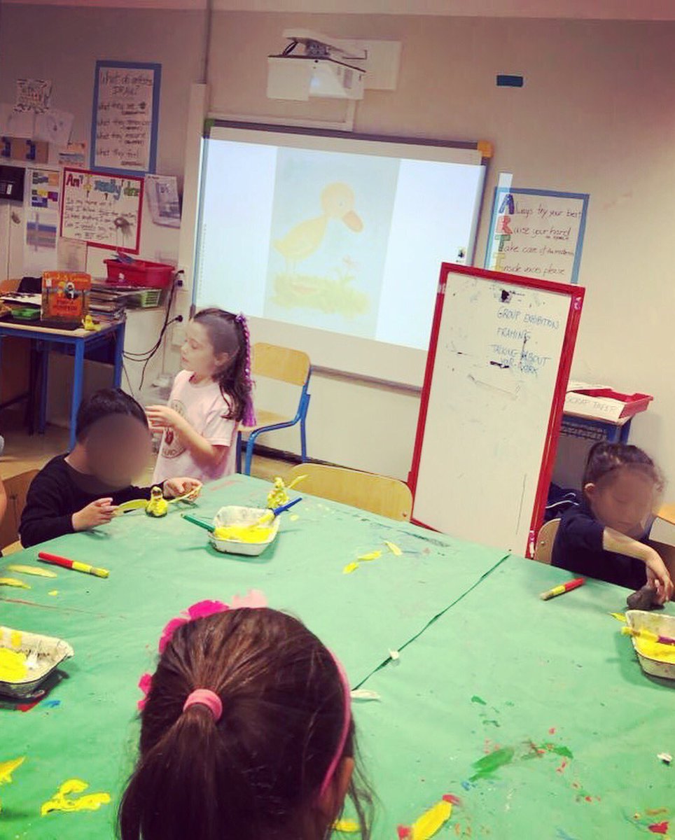 Post from the art room: EC and Kinder classes made ducks out of clay in art today. We remembered what <a href="/tadhills/">Tad Hills</a> said about the shapes he uses to made drawings of duck and tried to make them ourselves with clay! #ASMreadseverywhere #evenintheartroom #ASMFundforExcellence #ASMrocks