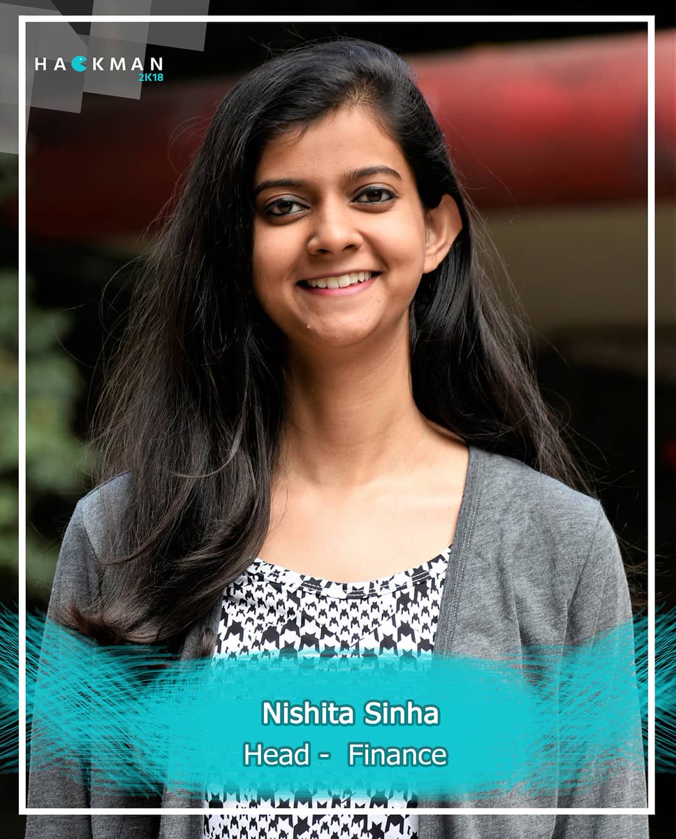 WeAreHackman's tweet photo. MEET THE TEAM
Nishita Sinha
Finance Head
#TeamHackman #dayanandasagarcollegeofengineering #hackathons #hackman #coder #coding #opentheme #24hrhackathon #hackathon2018 https://t.co/MuIXhopMdg