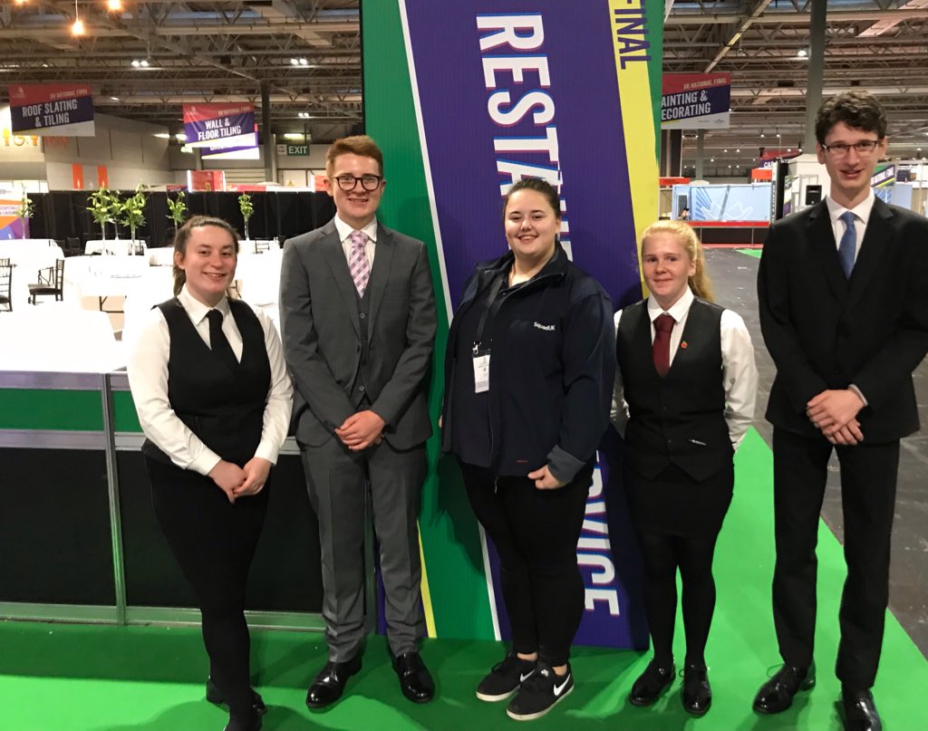 Always good to catch up with this one... <a href="/Edenallsworth/">EdenAllsworth</a> <a href="/BStairsCatering/">Broadstairs_Catering</a> #Alumni at @WSUKLIVE, nipped up to wish this year's competitors good luck.... <a href="/worldskillsuk/">WorldSkills UK</a> #SquadUK