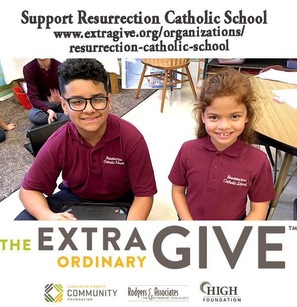 Help us help kids choose Catholic education during the #ExtraordinaryGive.  Visit extragive.org/organizations/…. @ONE2ONEInc will match that gift up to $500! #extragive