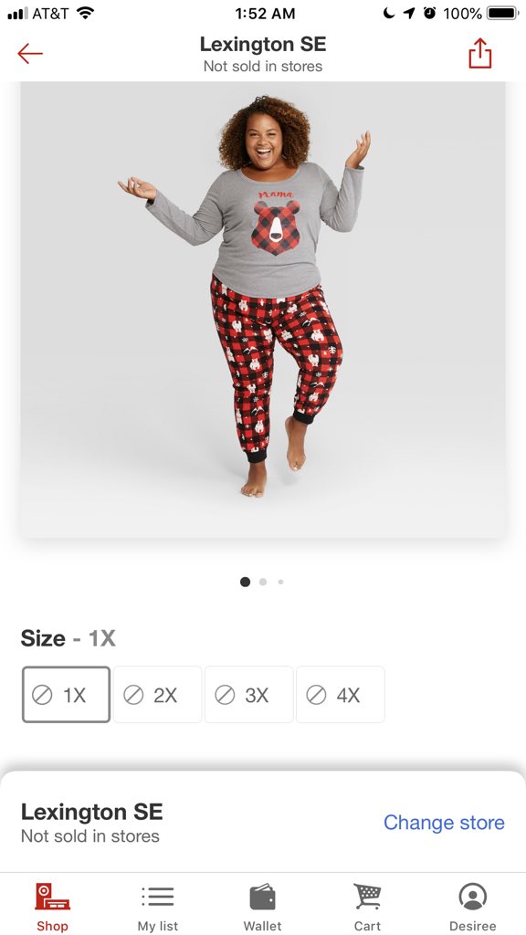 StudioD3Z's tweet photo. @Target what’s going on with the plus sizes pajamas?? I’ve looked at this every day since they were released and no availability. #target #targetplussize #plussize https://t.co/DDYWGOYyrS