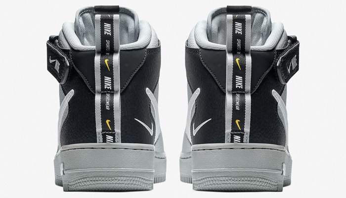 air force 1 microbranding black
